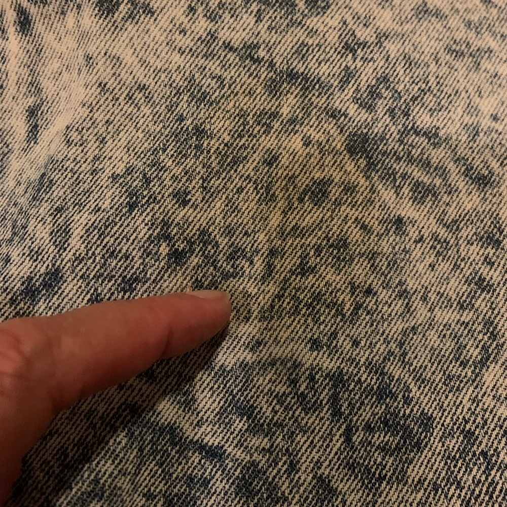 Vintage 80’s Out Of The Blue Acid Wash Long Denim Duster Coat Jacket Large - Picture 15 of 16